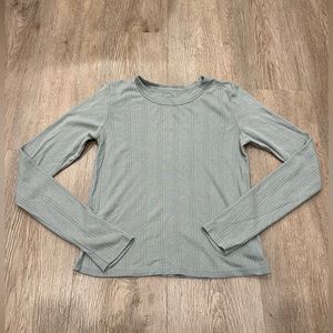 Aerie Long Sleeve Cotton Shirt XS